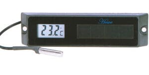 A thermometer is shown with the temperature reading 2 3. 2 degrees fahrenheit