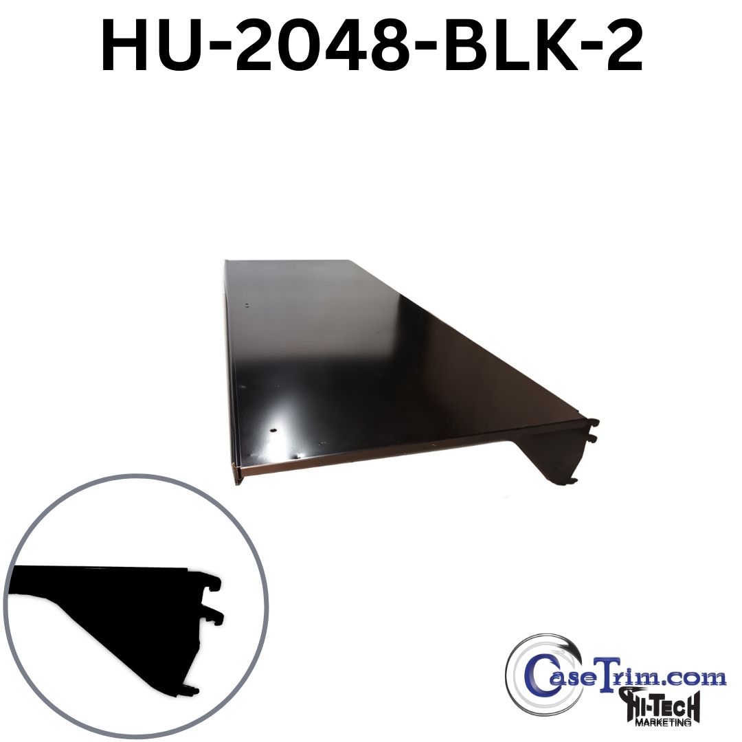 Hussmann 2048 blk 2 black shelf.