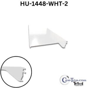 White corner shelf bracket HU-1448-WHT-2.